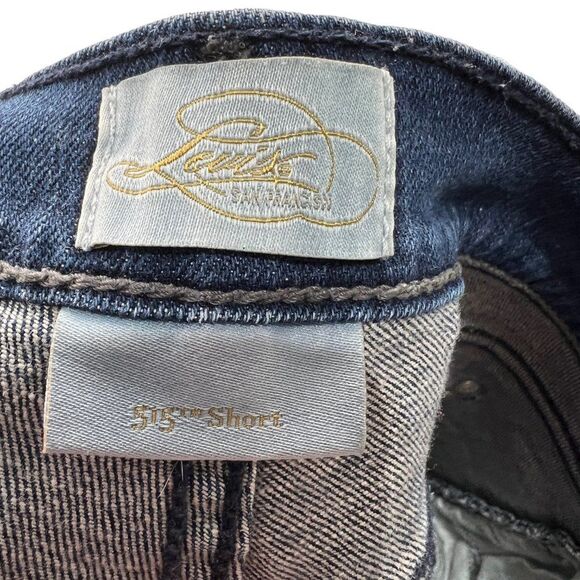 Levi's 515 Short Blue Jean Denim Shorts Size 12 - Picture 10 of 15